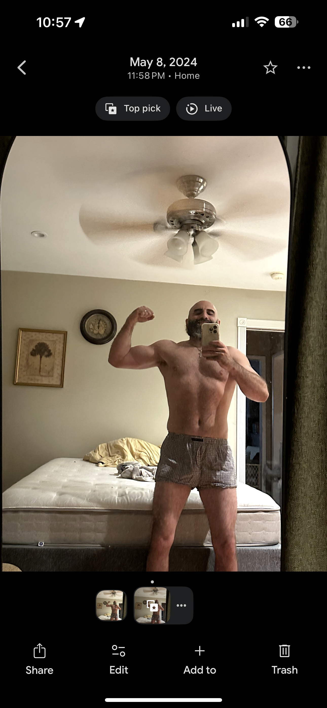 David Toscano's physique analysis